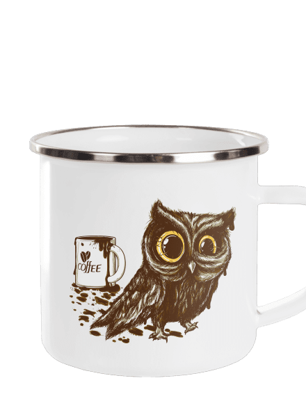 Koffeinfüggő bagoly pléhbögre White