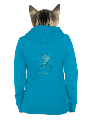  cipzáras női pulóver Blue Atol