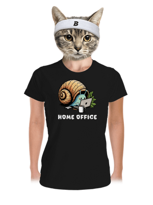 Sneka home office női sportpóló Black