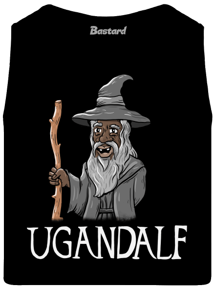 Ugandalf férfi trikó Black