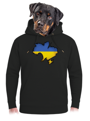  unisex prémium pulóver Dark Black