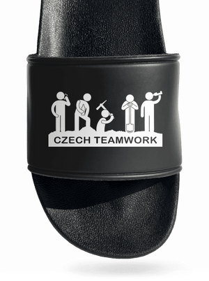 Czech Teamwork papucs Black