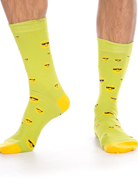 Versenyző emoji zokni