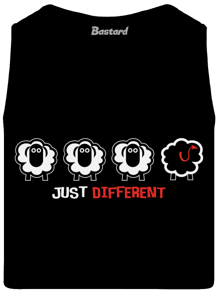 Fekete bárány férfi trikó Black