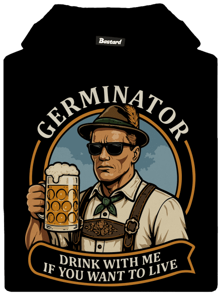 Germinator gyerek kenguruzsebes pulóver Black