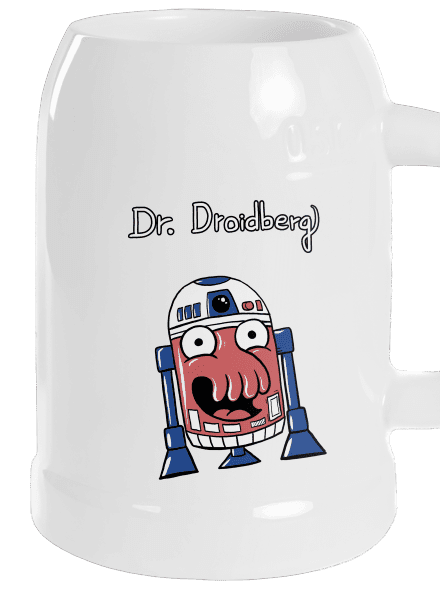 Dr. Droidberg söröskorsó White