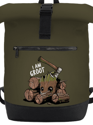 I Am Groot hátizsák Military Green