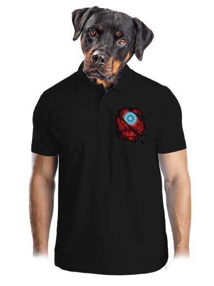 Ironman férfi pólóingek Black