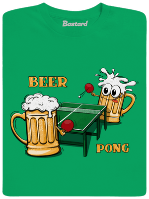 Beer pong férfi póló Kelly Green