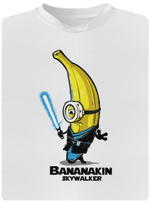 Bananakin Skywalker gyerek sport póló White