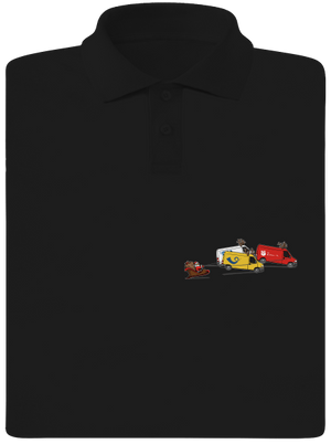 Mikulás rénszarvassal férfi pólóingek Black