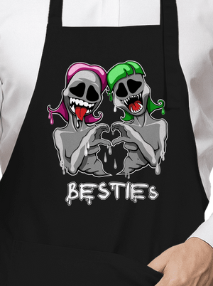 Besties kötény Black