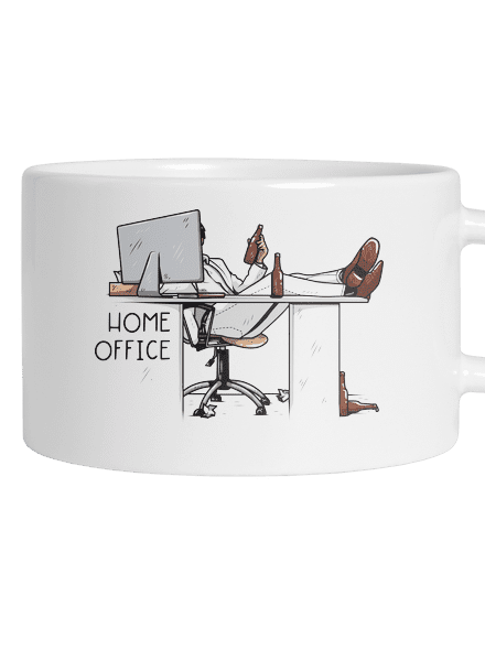 Home office macaron bögre White
