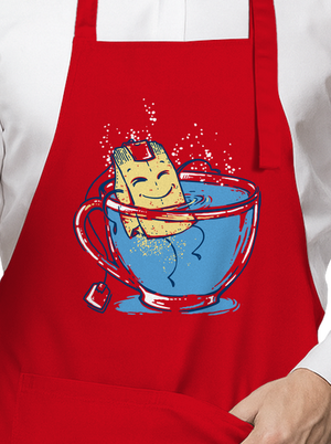 Lazítás kötény Red