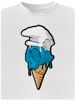 Törpfagylalt gyerek sport póló White