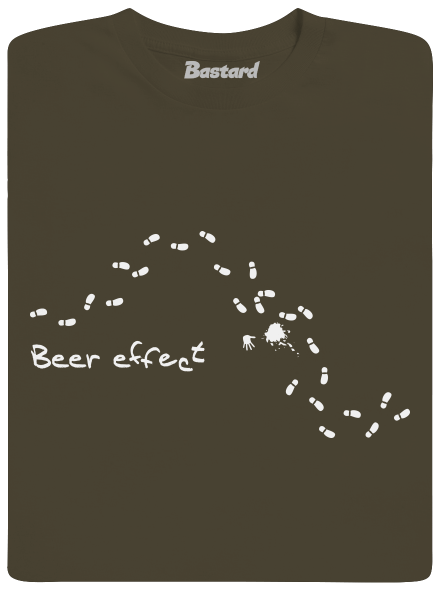 Beer effect férfi hosszú ujjú póló Urban Khaki