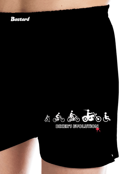 Bikers evolution férfi alsó nadrág Black