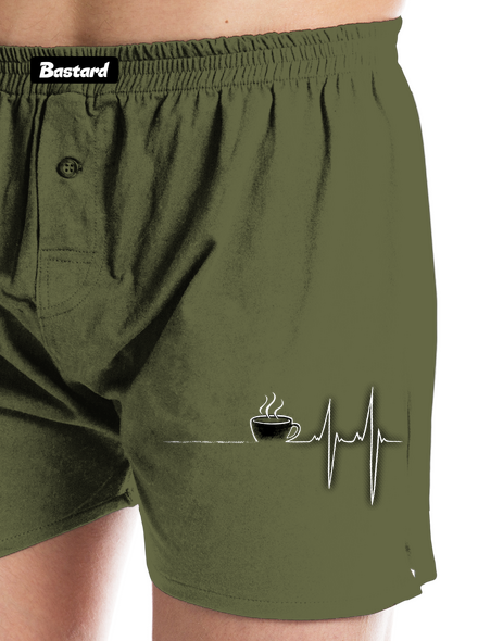 Coffee help férfi alsó nadrág Khaki