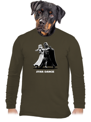 Star dance férfi hosszú ujjú póló Urban Khaki