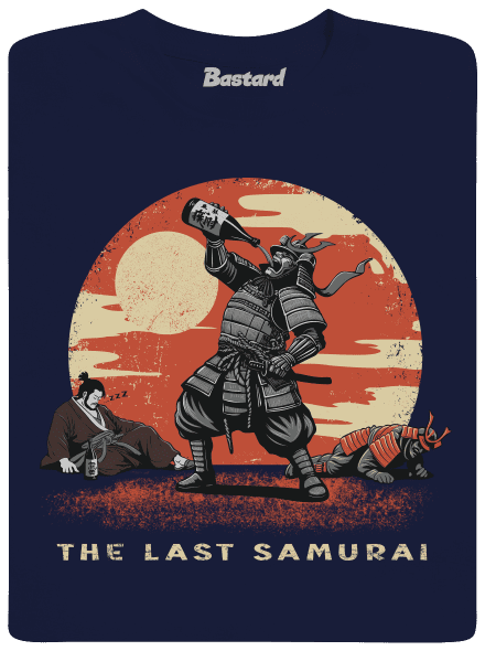 The last samurai férfi hosszú ujjú póló Navy