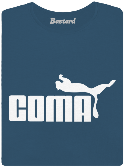 Coma prémium női póló Petrol Blue