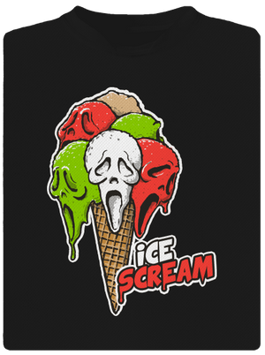 Ice Scream gyerek sport póló Black