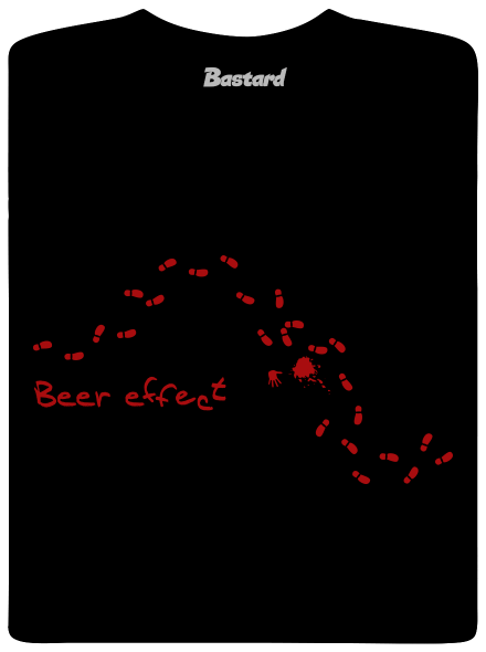 Beer effect férfi hosszú ujjú póló Black