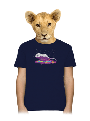 Titok kiderült gyerek póló Navy