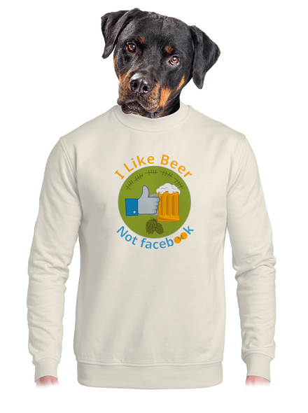 I like beer unisex crewneck Off White