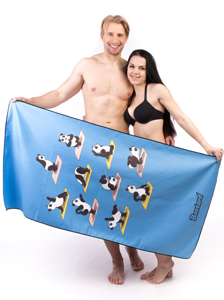 Panda jóga mikroszálas törölköző