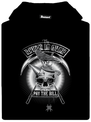 Party is over gyerek kenguruzsebes pulóver Black