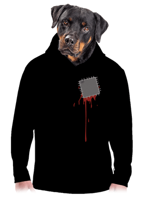 férfi kenguruzsebes pulóver