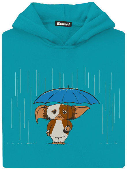 Gremlins gyerek kenguruzsebes pulóver Hawaiian Blue