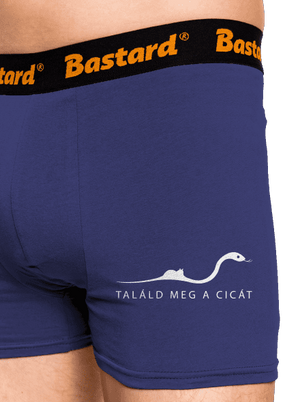 Találd meg a cicát boxeralsó Blue Navy
