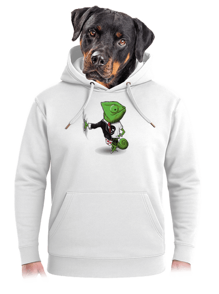 Az álcázás mestere unisex prémium pulóver Snowwhite