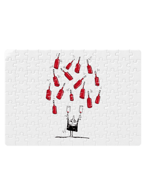 Boldog borász kirakós White