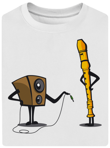 Plug-in jack unisex túlméretezett póló White