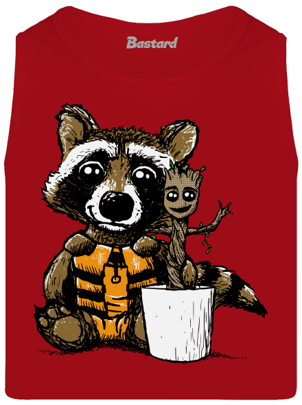 A galaxis őrzői férfi trikó Red