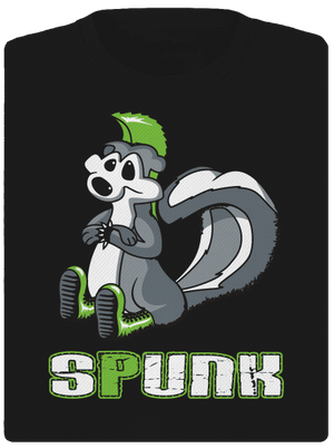 Spunk női sportpóló Black