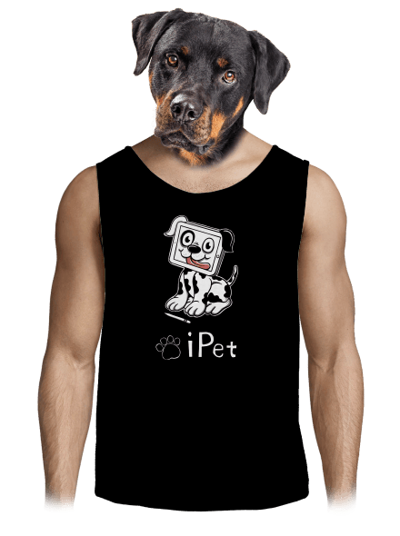 iPet férfi trikó Black