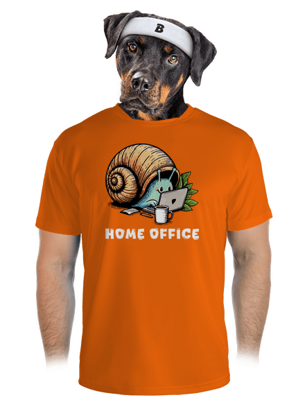 Sneka home office férfi sportpóló Neon Orange
