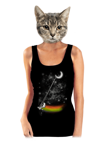 Unicorn universe klasszikus női trikó Black