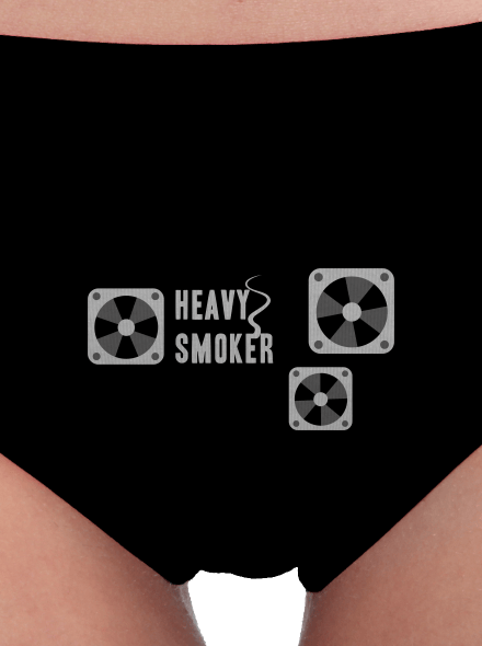 Heavy smoker női bugyik Black