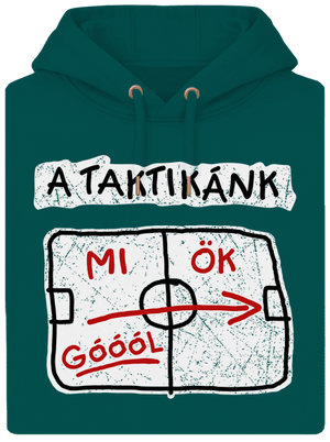 A taktikánk unisex prémium pulóver Emerald Green
