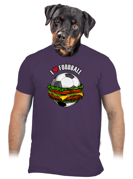 Foodball férfi póló Urban Purple