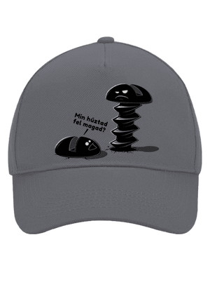 Felhúzva baseballsapka Graphite grey