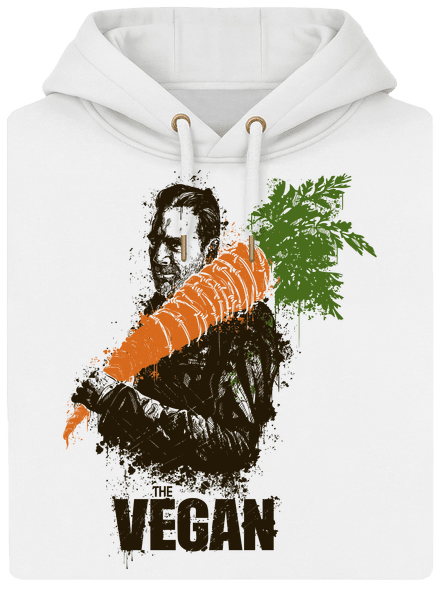 Vegán unisex prémium pulóver Snowwhite