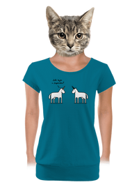 női póló elasztikus alsó szegéllyel