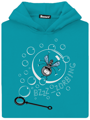 Zorbing gyerek kenguruzsebes pulóver Hawaiian Blue