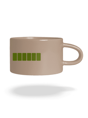 Gondolkodom macaron bögre Brown Macaron